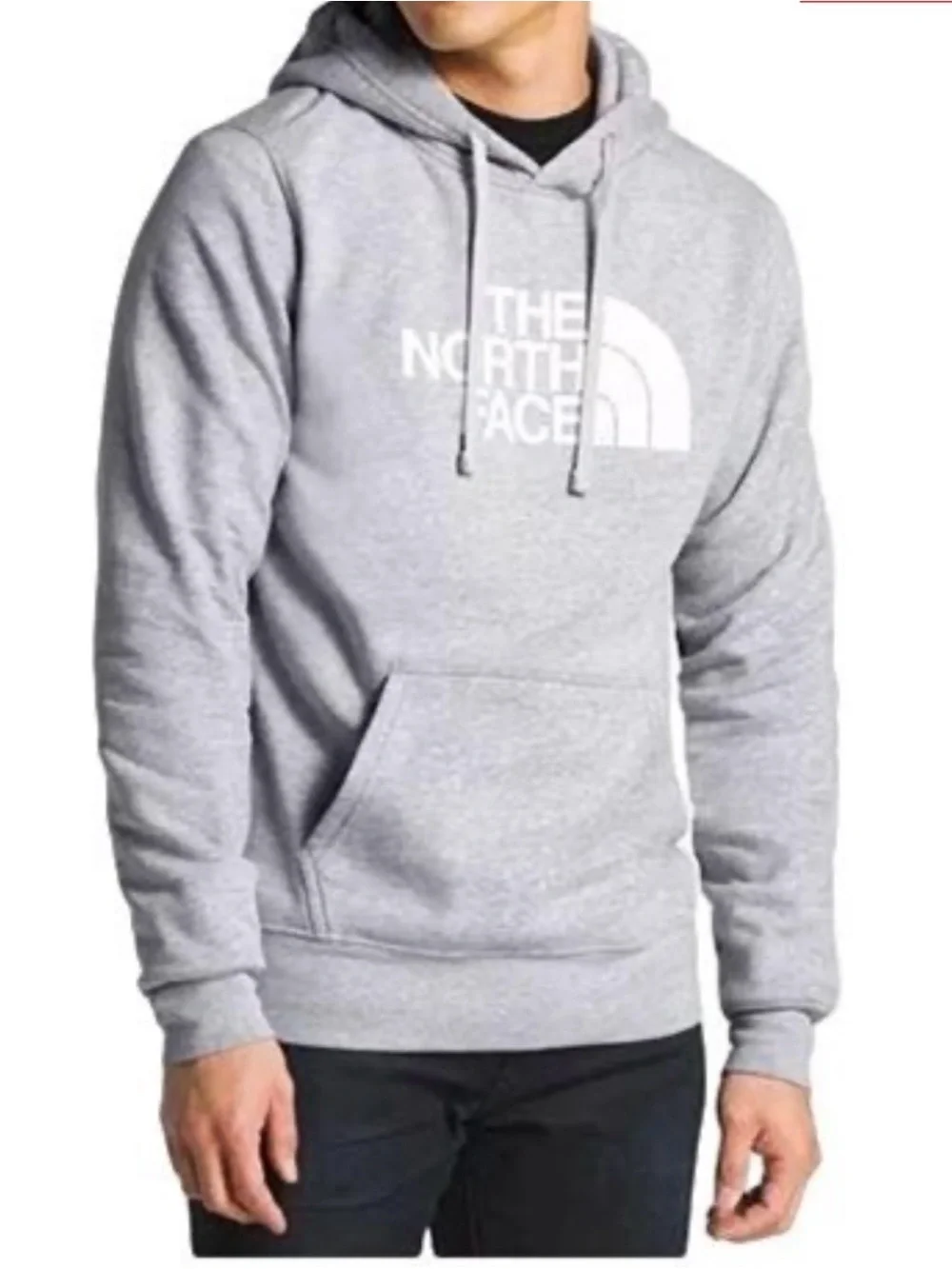 The North Face Half Dome Pullover Hoodie in Light Gray